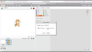 Make A Variable Scratch Data Block Orange