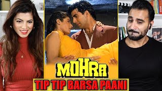 TIP TIP BARSA PAANI | Akshay Kumar & Raveena Tandon | Mohra | Alka & Udit | 90's Love Song REACTION!