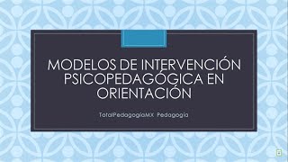 Total 52+ Imagen Modelo Psicopedagogico Pdf - Abzlocal.mx