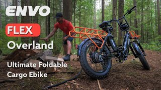 Introducing new ENVO Flex Overland, The Ultimalate foldable family cargo ebike,  Proudly Canadian 🍁