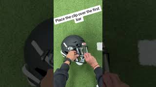 How to install a Football Visor Tutorial