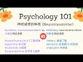 Psychology101|神经递质的种类(Neurotransmitter)