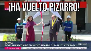 ¡VIVA LA HISPANIDAD! Así fue el Homenaje a Francisco Pizarro.