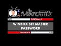 WINBOX SET MASTER PASSWORD