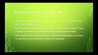 Java Dialogs 03 JOptionPane showInputDialog