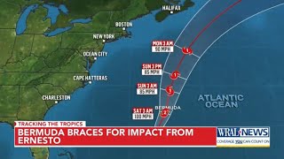 Ernesto grows into Cat 2 hurricane as it aims for Bermuda