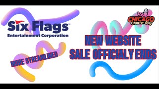 Six Flags New Website Design