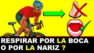 ¿Respirar por la boca o la nariz en en ciclismo? Descubre cuál es mejor │Salud y Ciclismo