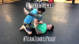 Backtake vs Double Under Pass - ZombieProof Brazilian Jiu-Jitsu / Nogi Techniques