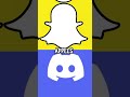 Snapchat VS Discord #shorts #fyp #Snapchat #discord #debate #comparaman