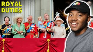 AMERICAN REACTS To What Does The British Royal Family Actually Do?