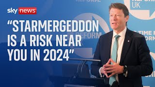 Reform UK holds news conference to lay out plans for 2024