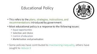 01 History of Education Policies in the UK