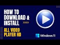 How to Download and Install All Video Player HD For Windows