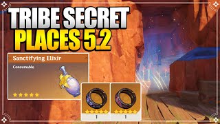 Sanctifying Elixir \u0026 Tribe Secret Spaces 5.2 | World Quests \u0026 Puzzles【Genshin Impact】