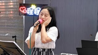 音樂程程🎤 偏偏喜歡你，月半小夜曲，喜歡你，憑著愛  (2019/10/17 旺角街演~part-3)