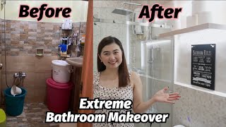 EXTREME BATHROOM MAKEOVER //*major transformation | Rocel Pagtalunan