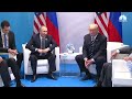 president donald trump and vladimir putin offer comments before their g20 meeting nbc news