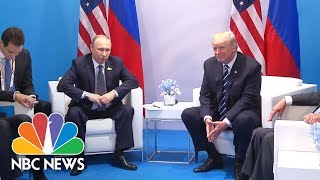 President Donald Trump And Vladimir Putin Offer Comments Before Their G20 Meeting | NBC News