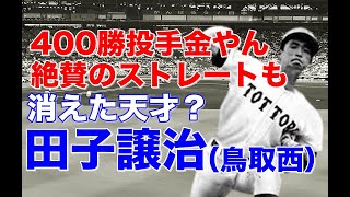 【田子譲治 鳥取西高】1981年夏の甲子園で東奥義塾高戦でホップする？ストレートの伸びは圧巻で16奪三振の快投。プロでの活躍を期待したがロッテ入団後は、、、その理由とは？