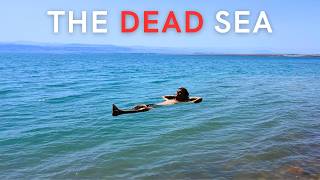 Swimming at the Lowest Place on Earth