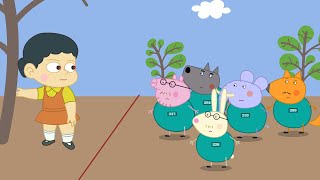 SQUID GAME [PEPPA Pig's DAD in the SQUID GAME]