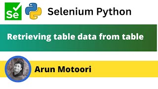 Retrieving table data from table using Selenium Python (Selenium Python)
