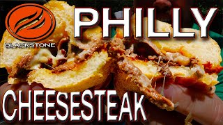 HOW TO MAKE PHILLY CHEESESTEAK SANDWICH ON BLACKSTONE GRIDDLE! OUR TAKE