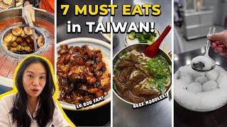 7 MUST EATS in TAIWAN! Michelin Guide Night Market & Bib Gourmand Food (Taipei Travel Vlog!)