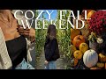 COZY FALL WEEKEND VIBES | pumpkin patch, butternut squash soup, trader joe’s haul & jewelry haul