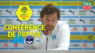 Conférence de presse Olympique de Marseille - Girondins de Bordeaux (3-1) / 2019-20