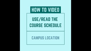 USFCA Course Campus Location