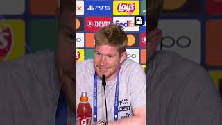 🗣😭| A journalist asked De Bruyne ‘was it love at first sight for you and Haaland?'