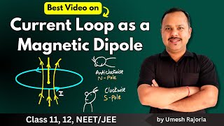 5. Current Loop as a Magnetic Dipole | Magnetism & Matter | 12th Physics  #cbse  #umeshrajoria