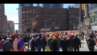 Toronto Khalsa Day Celebration - 100,000+ Sikhs Parade Through The Downtown Core - 4K