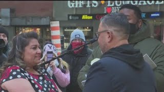 The moving story behind a Texas couple tying the knot in Times Square on Valentine’s Day