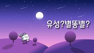 유성? 별똥별? 뭐가 다를까요?