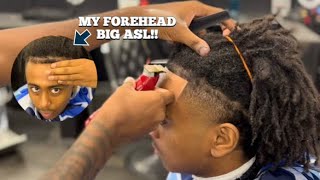 THIS CLIENT WAS TOO FUNNY | HIGH TAPER FADE