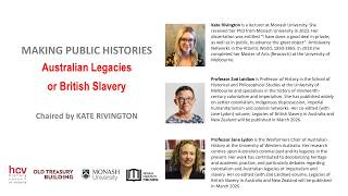 Making Public Histories: Australian Legacies of British Slavery