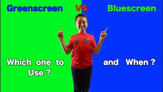 Greenscreen Vs Bluescreen . Which one to Use and When .