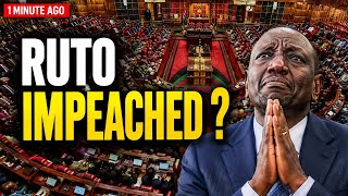 RUTO FACES IMPEACHMENT PRESSURE AFTER EBOLA CONTROVERSY