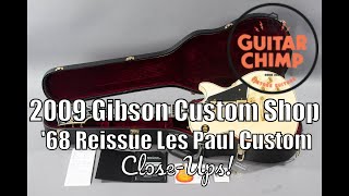 2009 Gibson Custom Shop '68 Reissue Les Paul Custom White