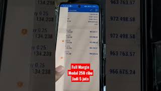 TRADING FOREX FULL MARGIN MODAL 250 RIBU PROFIT 5 JUTA