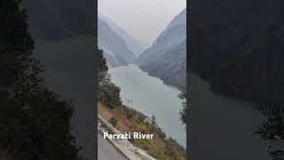 kasol ropeway! Amazing view of the Parvati River and valley!! #kasol #travel #winter