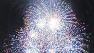 【4k】圧巻の新作花火!!　蒲郡まつり納涼花火大会 「点滅花火2.0」 加藤煙火さん提供