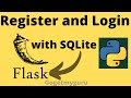 Python Flask Tutorial for Beginners | Register and Login with SQLite