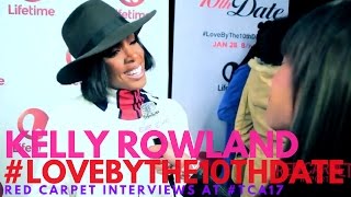 Kelly Rowland interviewed at Lifetime's Love By The 10th Date Premiere Event #lifetimetv