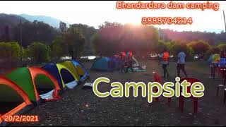 Bhandardara Camping | Biggest Lake view campsite | Fun Food Nature 🌳⛰