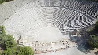 Ancient Theater Of Epidavros Drone Footage 2