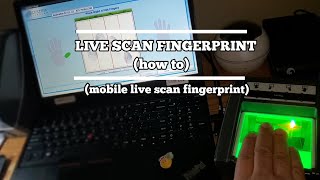 Live Scan (how to)